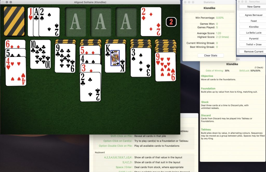 solitaire free games for mac